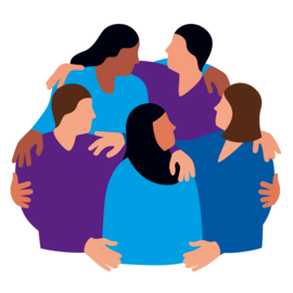 Illustration vieler Personen